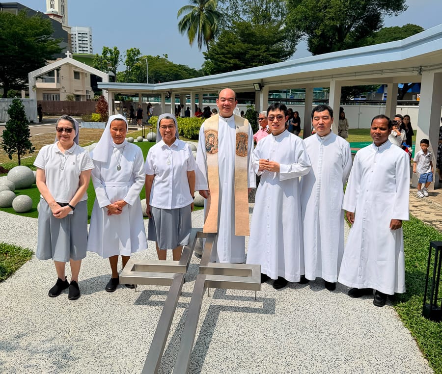 Opening of Rosary Garden